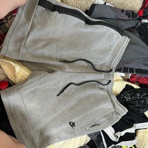 Grey fleece nike tech shorts